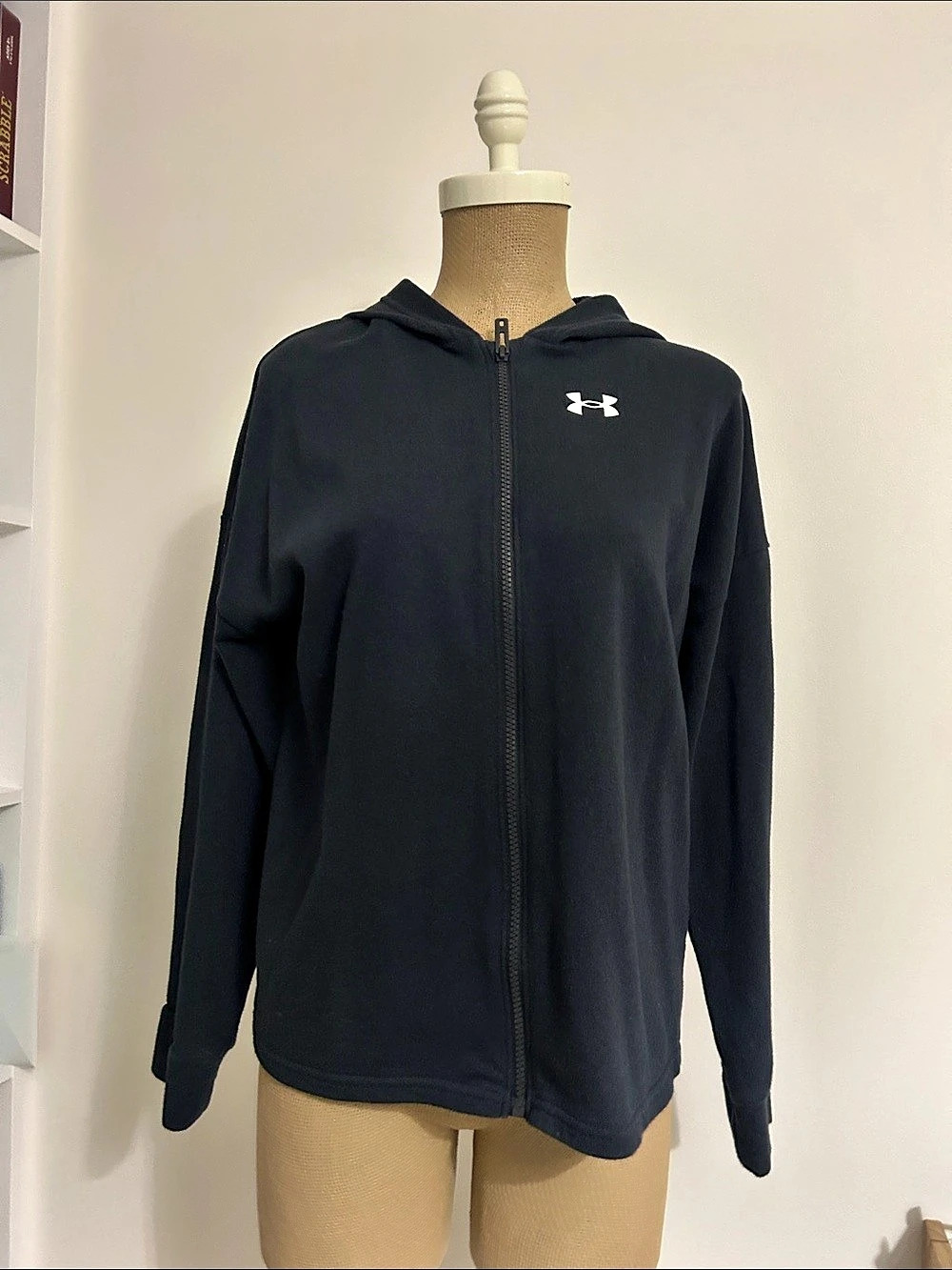 Under Armour Black Full-Zip Hoodie.